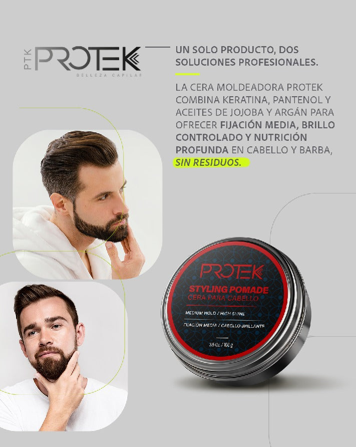 Pomada para Peinar Cabello Styling Pomade Protek 100 g