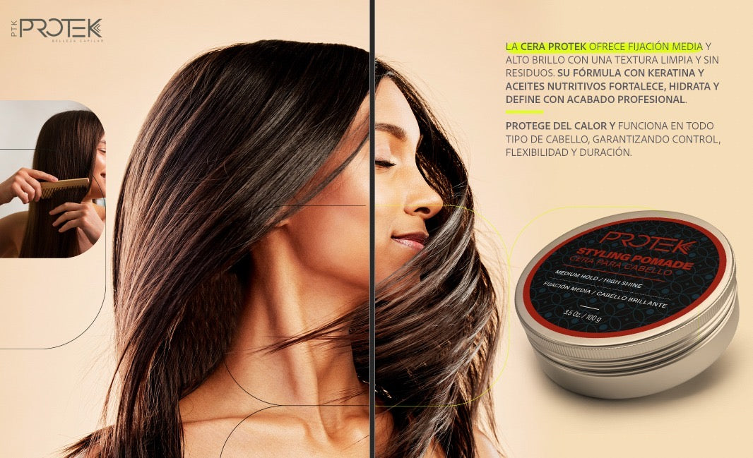 Pomada para Peinar Cabello Styling Pomade Protek 100 g