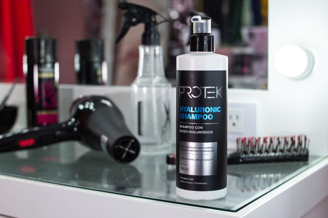 Shampoo con Ácido Hialurónico Hidratante para Cabello Seco Protek 360 mL
