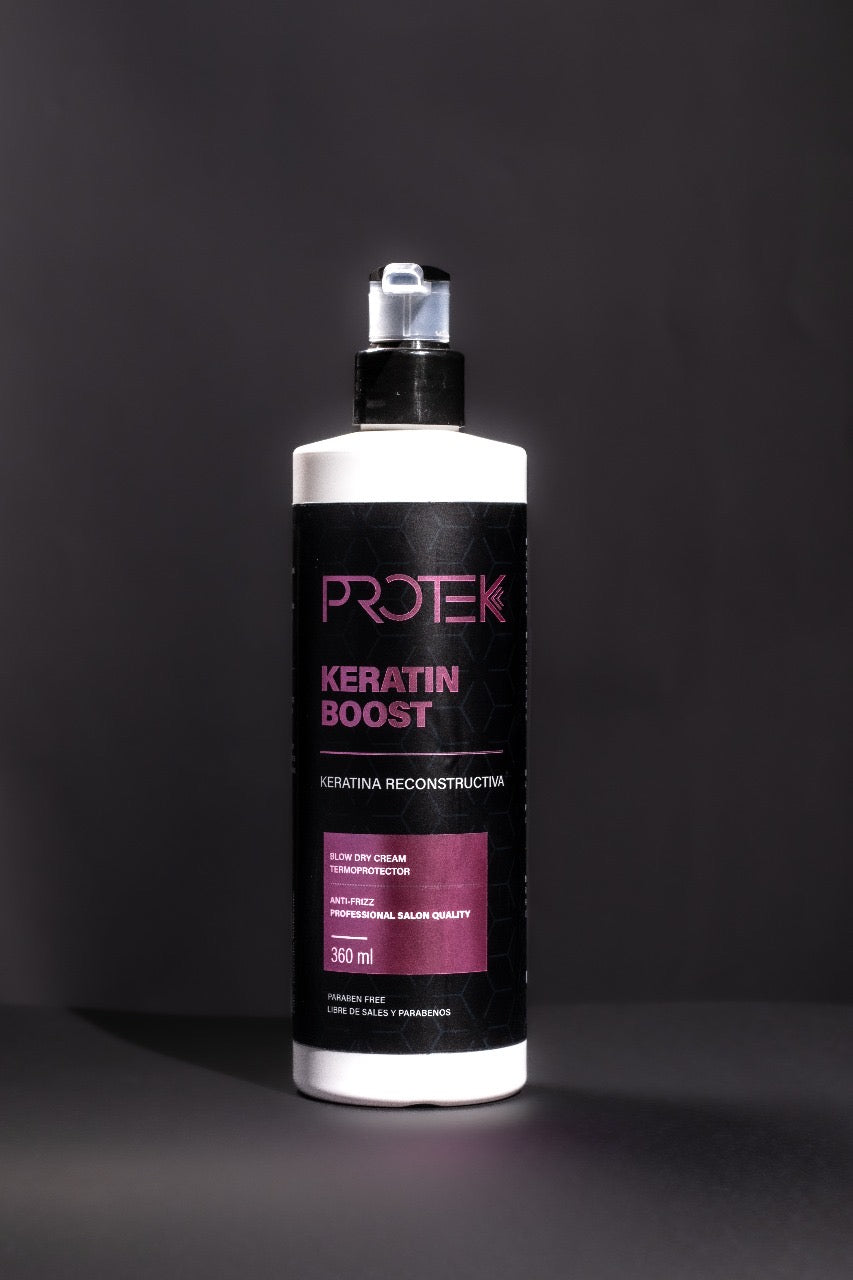 Tratamiento Anti Frizz con Keratina para Cabello Protek Keratin Boost 360 mL