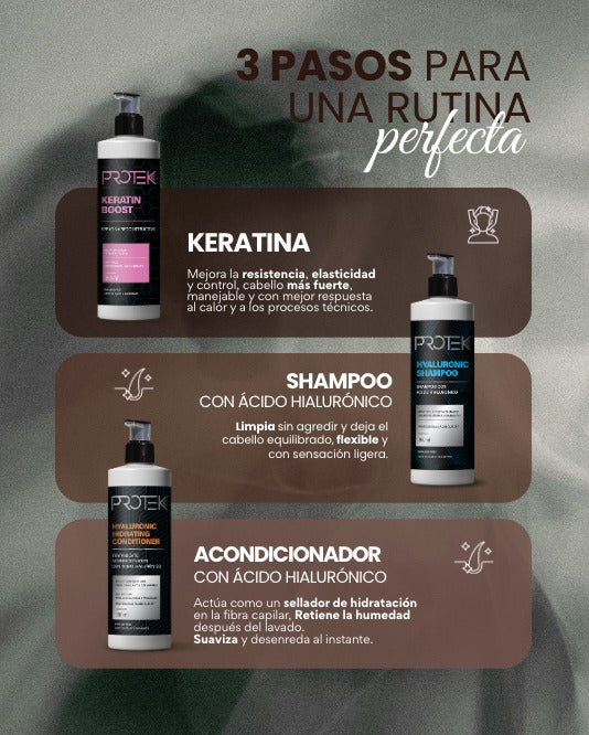 Kit de Mantenimiento para Cabello Alisado + Keratina | Sin Frizz y Prolonga el Alisado
