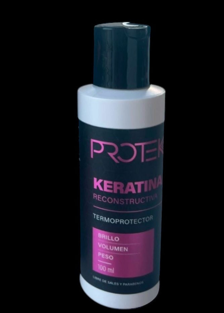 Tratamiento Anti Frizz con Keratina para Cabello Protek 100 mL
